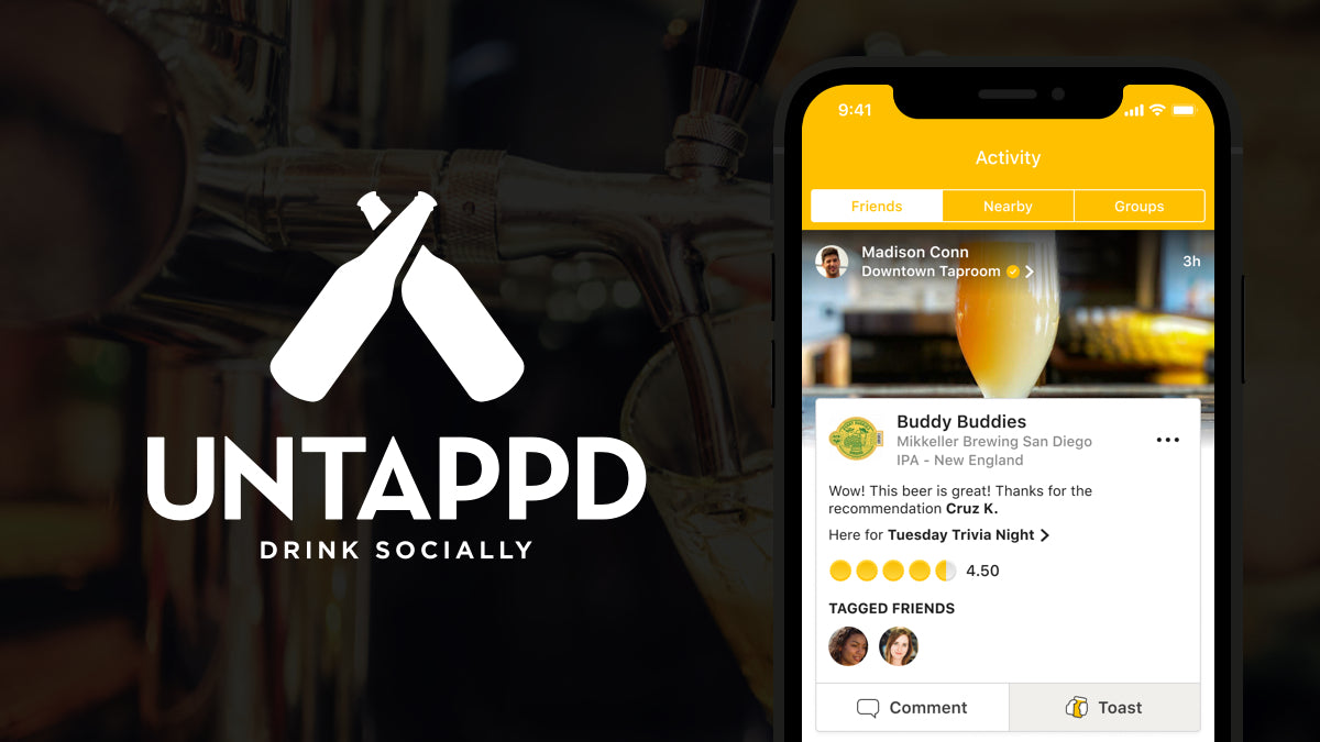 Untappd: ontdek, beoordeel en deel je speciaalbierervaring