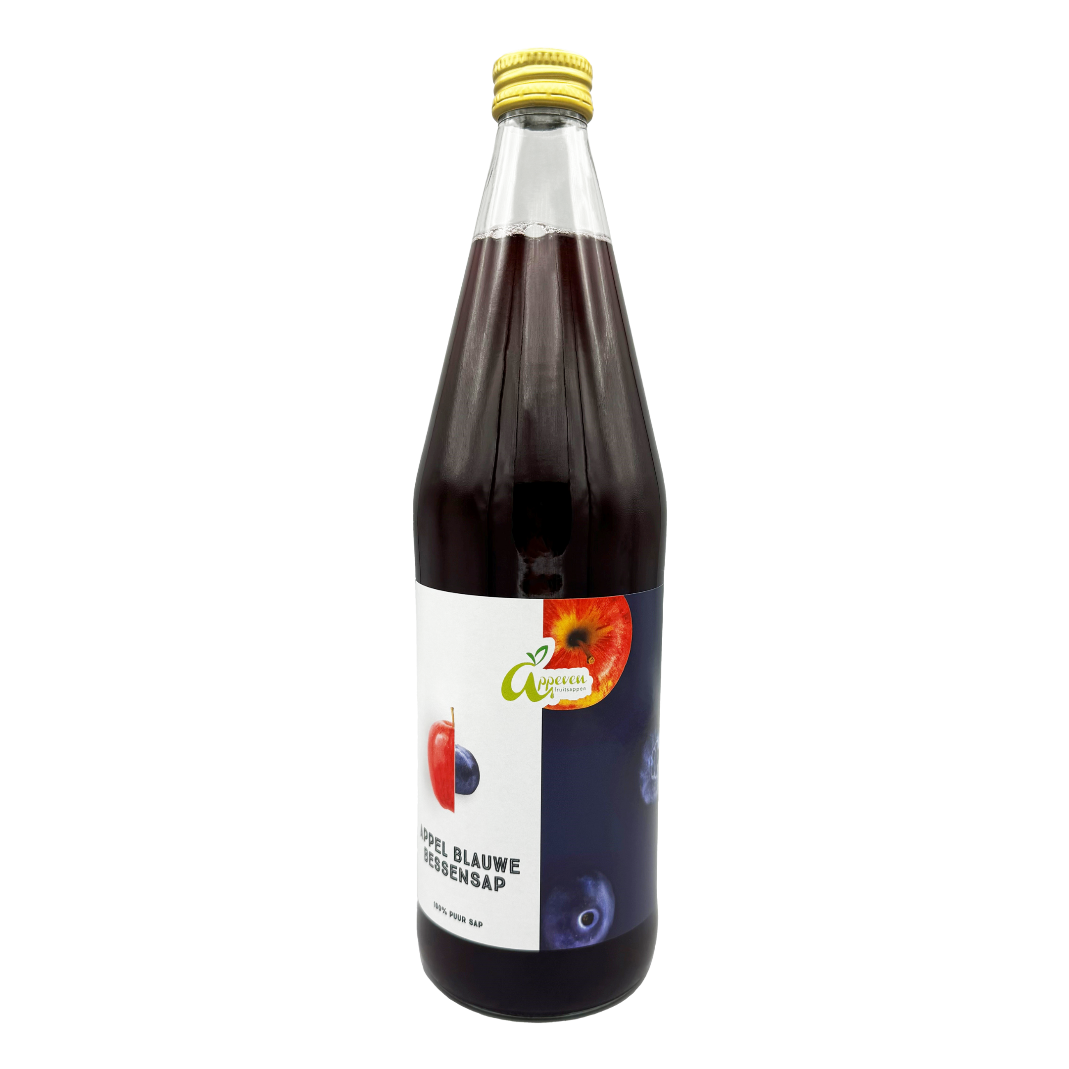 Appel blauwe bessensap 75-25% (75cl)