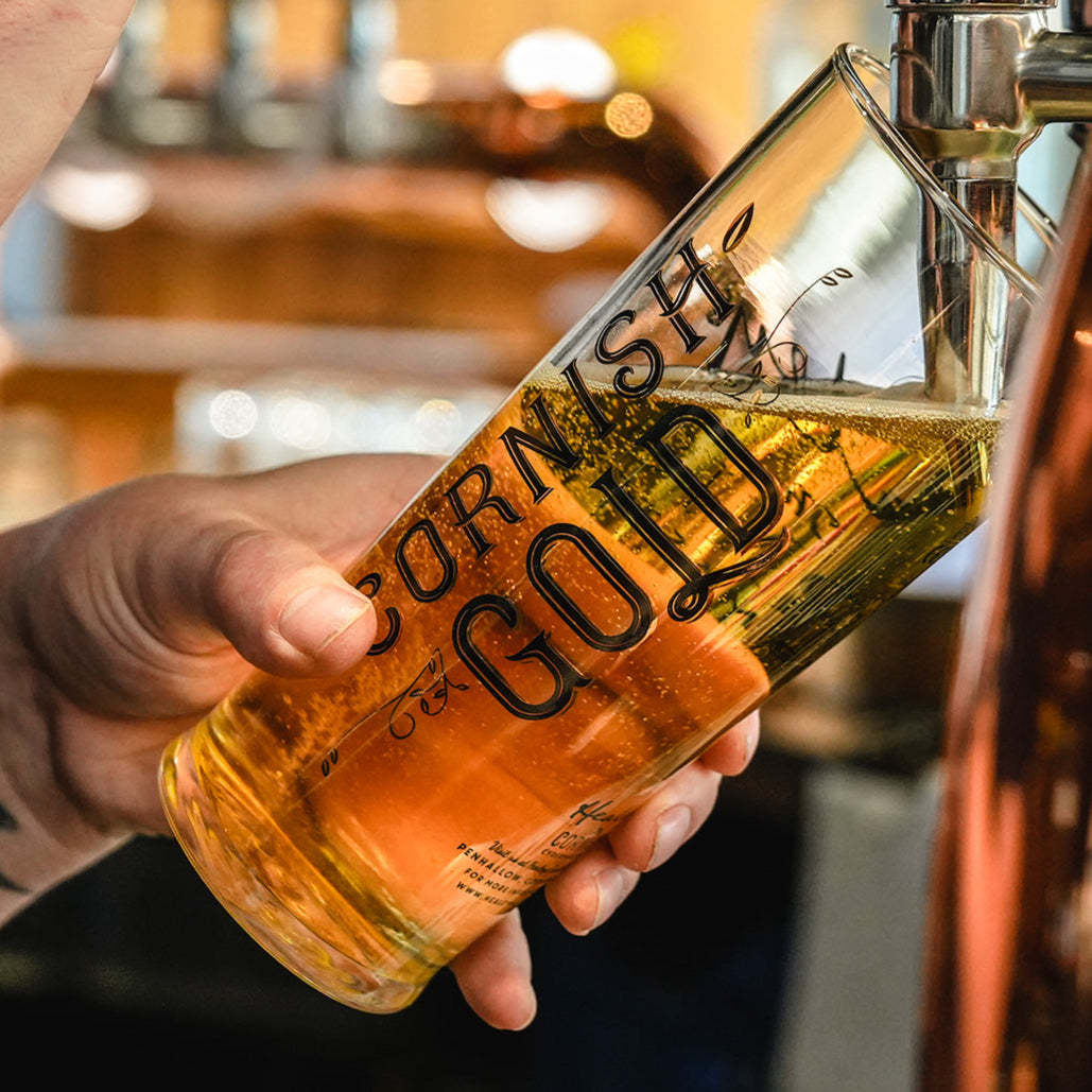 Cornish Gold Pint Glass