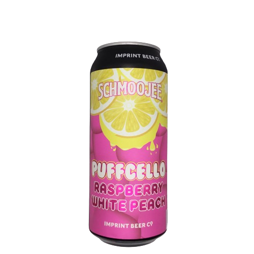 Schmoojee Puffcello Raspberry White Peach