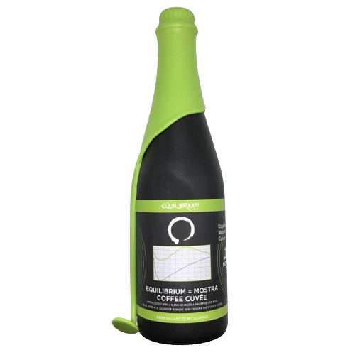 Barrel Aged Equilibrium = Mostra Coffee Cuvee (Lime Green)