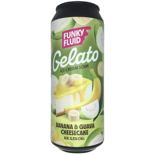 Gelato: Banana & Guava Cheesecake