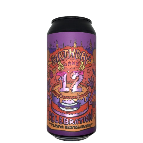 12th Birthday Cake Celebration - Triple Threat, Blueberry, Strawberry & Peach Ice Cream