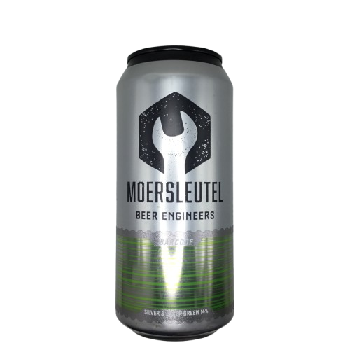 Barcode: Silver & Laser Green
