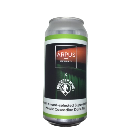 Arpus X Northern Monk Krush X Hand-selected Superdelic X Mosaic Cascadian Dark Ale